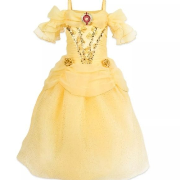NWT - DISNEY Store Beauty & The Beast Belle Dress - Costume - Picture 1 of 5